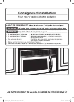 Preview for 21 page of Samsung ME19R7041FW/AC Installation Instructions Manual