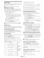 Preview for 10 page of Samsung ME21H9900AA User Manual