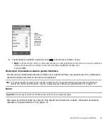 Предварительный просмотр 55 страницы Samsung Memoir SGH t929 (Spanish) Manual Del Usuario