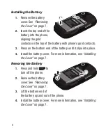 Preview for 12 page of Samsung Messager Touch User Manual