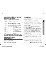 Preview for 3 page of Samsung MG11H2020CT Owner'S Instructions & Cooking Manual