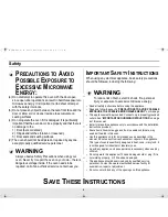 Предварительный просмотр 2 страницы Samsung MG1480STB Owner'S Manual