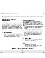 Preview for 4 page of Samsung MG1480STB Owner'S Manual