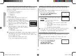 Preview for 70 page of Samsung MG23F3C1E series Owner'S Instructions & Cooking Manual