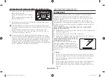 Preview for 10 page of Samsung MG23H3115G Series Owner'S Instructions & Cooking Manual