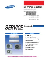 Samsung MH026FNEA/UH026EAV1 Service Manual preview