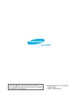 Preview for 110 page of Samsung MH052FDEA Service Manual