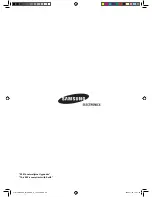 Preview for 22 page of Samsung MHXXXFJEA Series Installation Manual