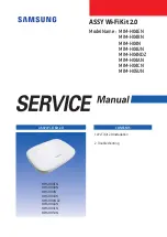 Предварительный просмотр 1 страницы Samsung MIM-H04AN Service Manual