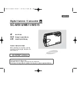 Samsung Miniket Photo SC-MS10 Owner'S Instruction Book предпросмотр