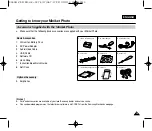 Предварительный просмотр 13 страницы Samsung Miniket Photo VP-MS10BL Owner'S Instruction Manual