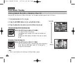 Предварительный просмотр 56 страницы Samsung Miniket Photo VP-MS10BL Owner'S Instruction Manual