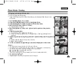 Предварительный просмотр 57 страницы Samsung Miniket Photo VP-MS10BL Owner'S Instruction Manual