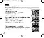 Предварительный просмотр 92 страницы Samsung Miniket Photo VP-MS10BL Owner'S Instruction Manual