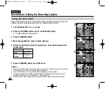 Предварительный просмотр 98 страницы Samsung Miniket Photo VP-MS10BL Owner'S Instruction Manual