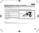 Предварительный просмотр 141 страницы Samsung Miniket Photo VP-MS10BL Owner'S Instruction Manual