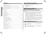 Preview for 3 page of Samsung MJ26A6053AT Owner'S Instructions Manual