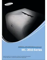 Samsung ML-2010 - B/W Laser Printer Manual Del Usuario preview