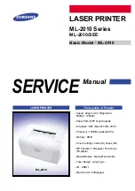 Preview for 1 page of Samsung ML-2010/SEE Service Manual