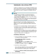 Preview for 167 page of Samsung ML 2150 - B/W Laser Printer Manual Del Usuario