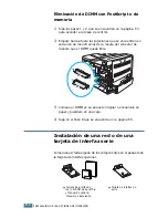 Предварительный просмотр 213 страницы Samsung ML 2150 - B/W Laser Printer Manual Del Usuario