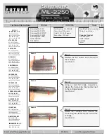 Samsung ML-2250 Series Technical Instructions preview