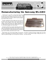 Preview for 7 page of Samsung ML-2250 Series Technical Instructions