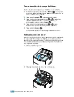 Preview for 124 page of Samsung ML-2550 Manual Del Usario