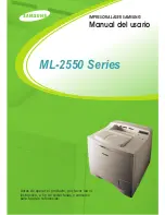 Samsung ML-2550 (Spanish) Manual Del Usario preview