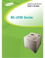 Samsung ML-2550 User Manual preview