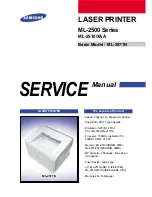 Samsung ML-2571N Service Manual preview