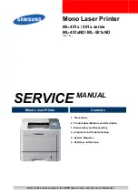 Preview for 1 page of Samsung ML-451 ND Series Service Manual