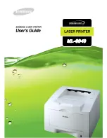 Предварительный просмотр 1 страницы Samsung ML-6040 User Manual