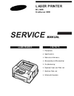 Samsung ML-6050 Service Manual preview