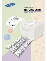 Samsung ML 7000 User Manual preview