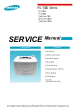 Samsung ML-7000N Service Manual preview