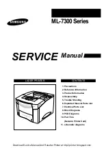 Samsung ML-7300 Series Service Manual preview