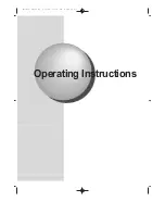 Preview for 1 page of Samsung ML-85G Operating Instructions Manual