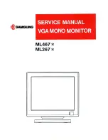 Preview for 1 page of Samsung ML467 series Service Manual