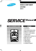 Samsung MM-18 Service Manual preview