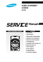 Preview for 1 page of Samsung MM-28 Service Manual