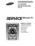 Samsung MM-39 Service Manual preview