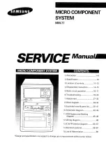 Samsung MM-77 Service Manual preview