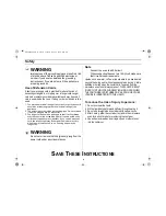 Предварительный просмотр 4 страницы Samsung MM-C5080AA Owner'S Manual