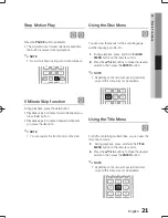 Предварительный просмотр 21 страницы Samsung MM-D330D User Manual