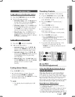 Предварительный просмотр 27 страницы Samsung MM-D330D User Manual