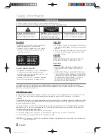 Предварительный просмотр 2 страницы Samsung MM-D470D User Manual