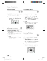 Предварительный просмотр 24 страницы Samsung MM-D470D User Manual