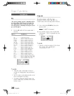 Предварительный просмотр 28 страницы Samsung MM-D470D User Manual