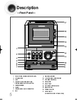 Предварительный просмотр 6 страницы Samsung MM-DJ8S Instruction Manual